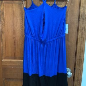 Women’s short jersey dress knee length